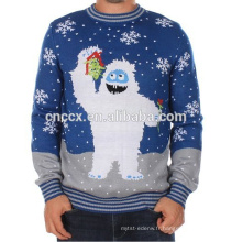 PK17ST006 Festive conception joyeux noël cavalier hommes moche pull